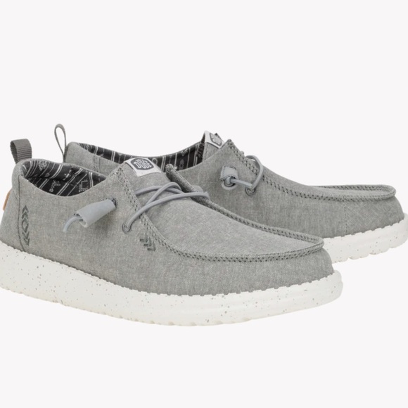 Hey Dude Shoes - Hey Dude Wendy Chambray Athletic Shoes Size 8